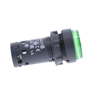 Pulsante luminoso - LED - ad impulso - 1 NO - verde - 230 V - SCHNEIDER ELECTRIC XB7NW33M1 product photo Photo 06 3XL