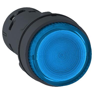 Pulsante luminoso - LED - ad impulso - 1 NO - blu - 24 V - SCHNEIDER ELECTRIC XB7NW36B1 product photo Photo 01 3XL