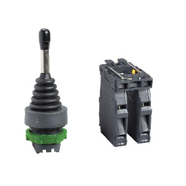 Manipolatore D. 22 - 5 posizioni - con ritorno a posizione 0 - 1NO - SCHNEIDER ELECTRIC XD5PA24 product photo Photo 01 3XL
