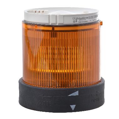 Elemento luminoso - luce lampeggiante - arancio - 24..48V DC 24 VAC - SCHNEIDER ELECTRIC XVBC4B5 product photo Photo 01 3XL