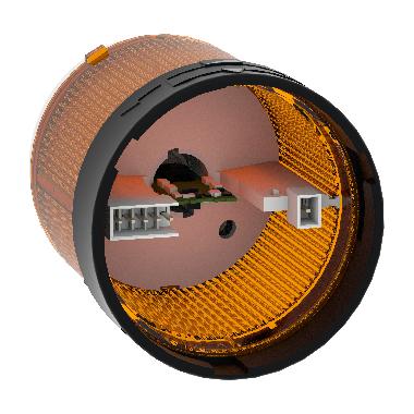 Elemento luminoso - luce lampeggiante - arancio - 24..48V DC 24 VAC - SCHNEIDER ELECTRIC XVBC4B5 product photo Photo 05 3XL