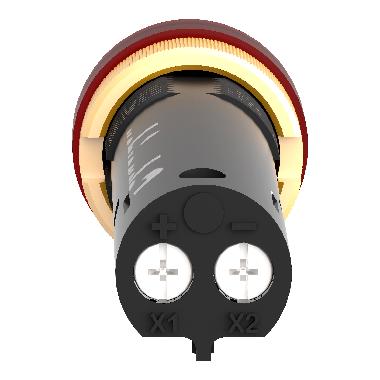 Lampada spia D. 12  - IP40 - rossa - LED protetto - 24V - connettore a vite - SCHNEIDER ELECTRIC XVLA334 product photo Photo 02 3XL