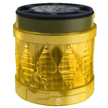 Elemento luminoso  D. 60mm LED - lampeggiante - giallo - IP65 - SCHNEIDER ELECTRIC XVUC48 product photo Photo 01 3XL