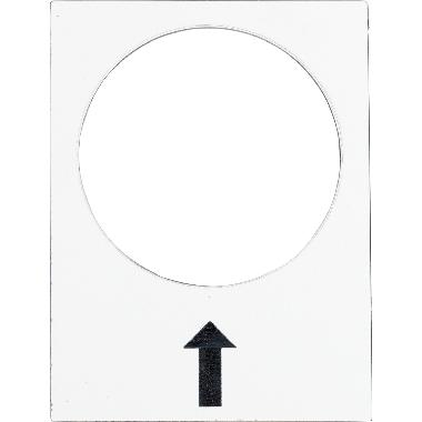 Etichetta - 30 x 40mm - bianca - dx, lento - SCHNEIDER ELECTRIC ZB2BY4907 product photo Photo 01 3XL