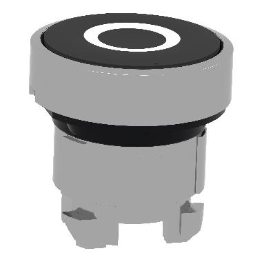 Testa pulsante D. 22 - ad impulso - filoghiera - nera - o - SCHNEIDER ELECTRIC ZB4BA232 product photo Photo 05 3XL
