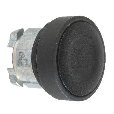 Testa pulsante D. 22  - ad impulso - filoghiera - nera - senza marcatura - SCHNEIDER ELECTRIC ZB4BA27 product photo Photo 01 3XL