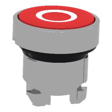 Testa pulsante D. 22  - ad impulso - filoghiera - rossa - o - SCHNEIDER ELECTRIC ZB4BA432 product photo Photo 05 3XL