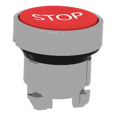 Testa pulsante D. 22  - ad impulso - filoghiera - rossa - stop - SCHNEIDER ELECTRIC ZB4BA434 product photo Photo 05 3XL