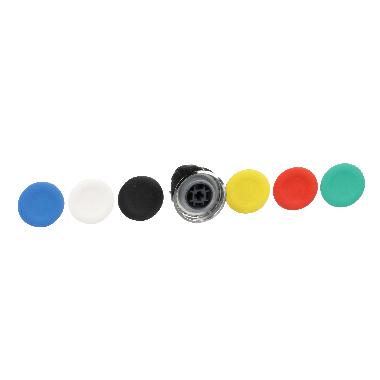 TESTA PULSANTE CON 6 CAPSULE COLORATE - SCHNEIDER ELECTRIC ZB4BA9 - SCHNEIDER ELECTRIC ZB4BA9 - SCHNEIDER ELECTRIC ZB4BA9 product photo Photo 04 3XL