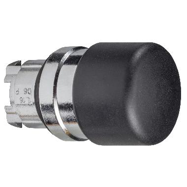 Testa pulsante D. 22  - ad impulso - fungo ? 30 - nera - SCHNEIDER ELECTRIC ZB4BC24 product photo Photo 01 3XL