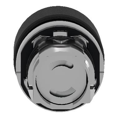 Testa pulsante D. 22  - ad impulso - fungo ? 30 - nera - SCHNEIDER ELECTRIC ZB4BC24 product photo Photo 04 3XL