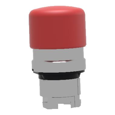 Testa pulsante D. 22  - ad impulso - fungo ? 30 - rossa - SCHNEIDER ELECTRIC ZB4BC44 product photo Photo 05 3XL