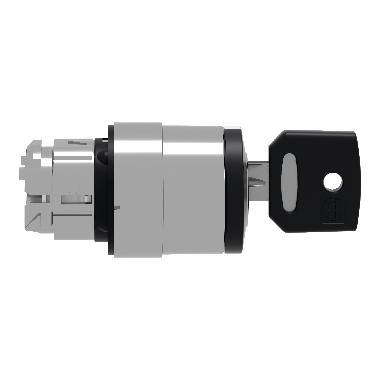 Testa selettore D.22 - 3 posizioni - Ronis 455 - estrazione chiave sx e centro - SCHNEIDER ELECTRIC ZB4BG03 product photo Photo 08 3XL