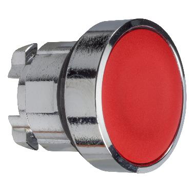 Testa pulsante D.22 - passo-passo - filoghiera - rossa - SCHNEIDER ELECTRIC ZB4BH04 product photo Photo 01 3XL