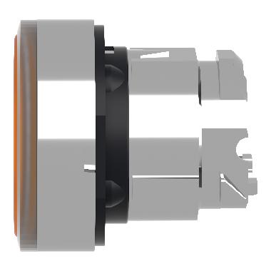 Testa pulsante luminoso D.22 - arancione - per LED universale - SCHNEIDER ELECTRIC ZB4BH053 product photo Photo 09 3XL