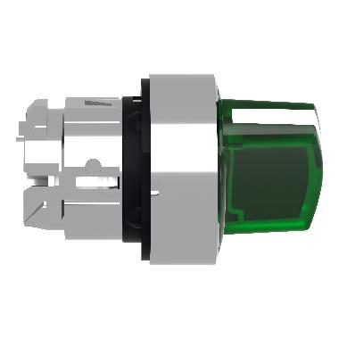 Testa selettore luminoso - 2 posiz.ioni D.22 - verde- per LED universale - SCHNEIDER ELECTRIC ZB4BK1433 product photo Photo 08 3XL