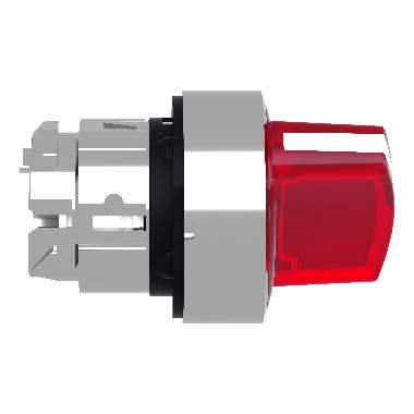 Testa selettore luminoso - 2 posizioni D.22 - rosso- per LED universale - SCHNEIDER ELECTRIC ZB4BK1443 product photo Photo 08 3XL