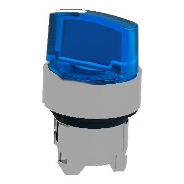Testa selettore luminoso - 2 posizioni D.22 - blu- per LED universale - SCHNEIDER ELECTRIC ZB4BK1463 product photo Photo 05 3XL