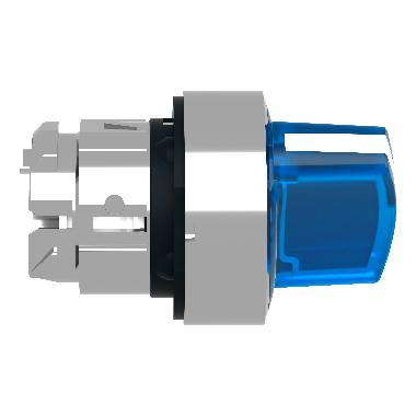 Testa selettore luminoso - 2 posizioni D.22 - blu- per LED universale - SCHNEIDER ELECTRIC ZB4BK1463 product photo Photo 08 3XL