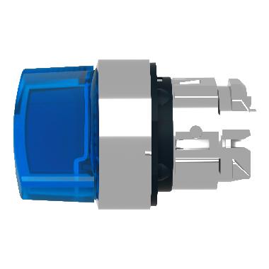 Testa selettore luminoso - 2 posizioni D.22 - blu- per LED universale - SCHNEIDER ELECTRIC ZB4BK1463 product photo Photo 09 3XL