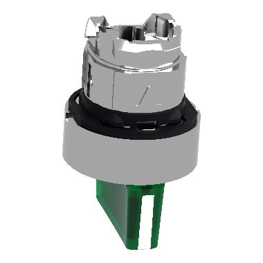Testa selettore luminoso - 3 posizioni D.22 - verde- per LED universale - SCHNEIDER ELECTRIC ZB4BK1733 product photo Photo 07 3XL