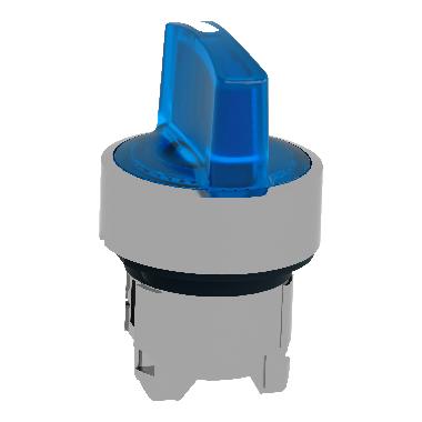 Testa selettore luminoso - 3 posizioni D.22 - blu- per LED universale - SCHNEIDER ELECTRIC ZB4BK1763 product photo Photo 05 3XL