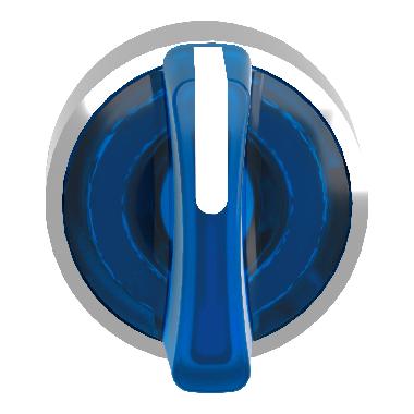 Testa selettore luminoso - 3 posizioni D.22 - blu- per LED universale - SCHNEIDER ELECTRIC ZB4BK1763 product photo Photo 06 3XL