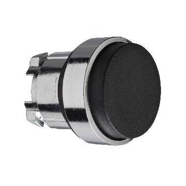 Testa pulsante D.22 - ad impulso - sporgente - nera - senza marcatura - SCHNEIDER ELECTRIC ZB4BL2 product photo Photo 01 3XL