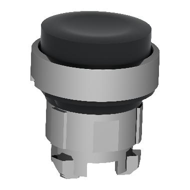Testa pulsante D.22 - ad impulso - sporgente - nera - senza marcatura - SCHNEIDER ELECTRIC ZB4BL2 product photo Photo 05 3XL