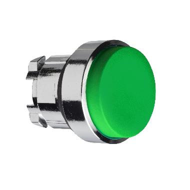 Testa pulsante D.22 - ad impulso - sporgente - verde - senza marcatura - SCHNEIDER ELECTRIC ZB4BL3 product photo Photo 01 3XL
