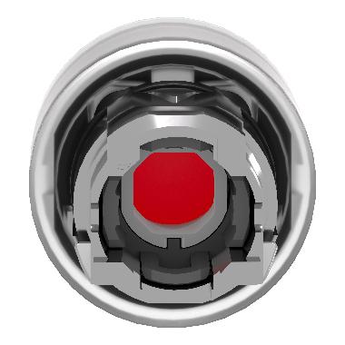 Testa pulsante D.22 - filoghiera  rossa - (silicone trasparente) - SCHNEIDER ELECTRIC ZB4BP48 product photo Photo 04 3XL