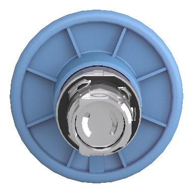 Testa pulsante D.22 - ad impulso - fungo D. 60mm - blu - SCHNEIDER ELECTRIC ZB4BR6 product photo Photo 02 3XL