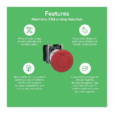 TESTA PULSANTE A FUNGO ROSSO EMERGENZA - SCHNEIDER ELECTRIC ZB4BS864 - SCHNEIDER ELECTRIC ZB4BS864 - SCHNEIDER ELECTRIC ZB4BS864 product photo Photo 03 3XL