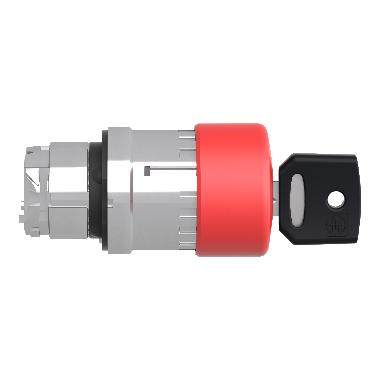 Testa pulsante D.22 -sblocco a chiave - fungo D.30 - rossa - Ronis 455 - SCHNEIDER ELECTRIC ZB4BS934 product photo Photo 08 3XL
