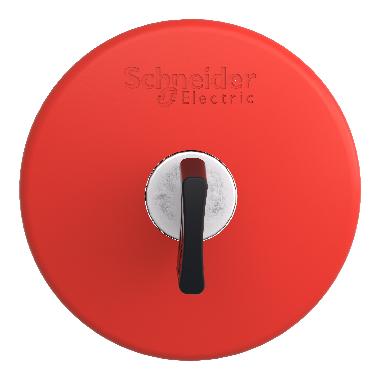 Testa pulsante D.22 -sblocco a chiave - fungo D. 60 - rossa - Ronis 455 - SCHNEIDER ELECTRIC ZB4BS964 product photo Photo 06 3XL