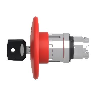 Testa pulsante D.22 -sblocco a chiave - fungo D. 60 - rossa - Ronis 455 - SCHNEIDER ELECTRIC ZB4BS964 product photo Photo 09 3XL