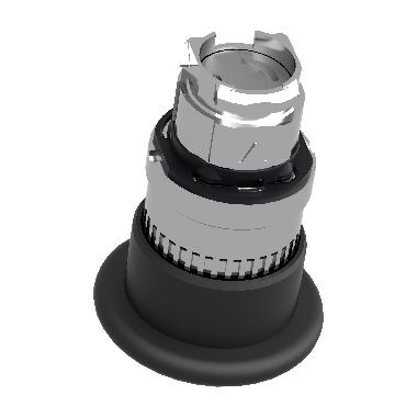 Testa pulsante D.22 - premere-tirare - fungo D. 40 - nero - SCHNEIDER ELECTRIC ZB4BT2 product photo Photo 07 3XL