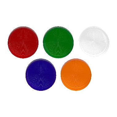 Testa lampada spia D.22  5 colori - gemme lisce- per LED universale - SCHNEIDER ELECTRIC ZB4BV003 product photo Photo 04 3XL