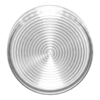 Testa lampada spia D.22  gemme striate bianche- per LED universale - SCHNEIDER ELECTRIC ZB4BV013S product photo Photo 06 3XL