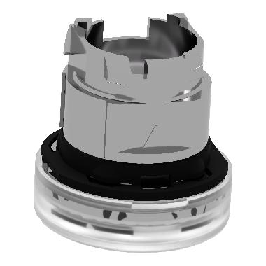 Testa lampada spia D.22  gemme striate bianche- per LED universale - SCHNEIDER ELECTRIC ZB4BV013S product photo Photo 07 3XL