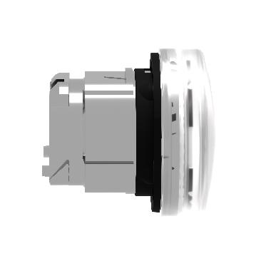 Testa lampada spia D.22  gemme striate bianche- per LED universale - SCHNEIDER ELECTRIC ZB4BV013S product photo Photo 08 3XL