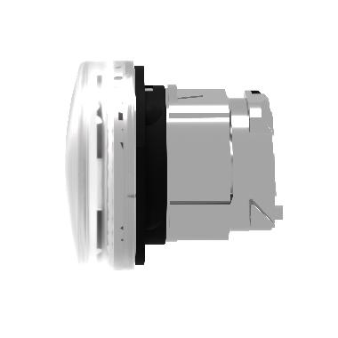 Testa lampada spia D.22  gemme striate bianche- per LED universale - SCHNEIDER ELECTRIC ZB4BV013S product photo Photo 09 3XL