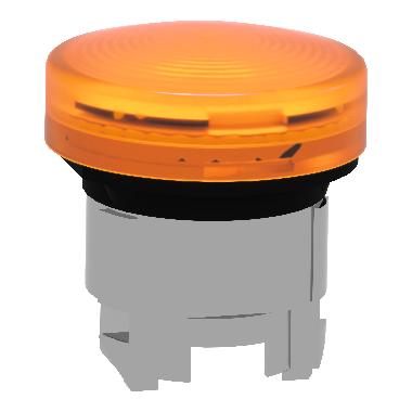 Testa lampada spia D.22 gemma striata arancione- per LED universale - SCHNEIDER ELECTRIC ZB4BV053S product photo Photo 05 3XL