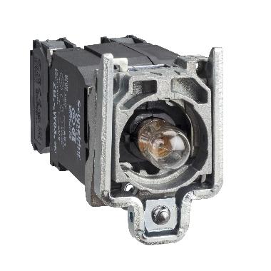 Corpo per pulsante luminoso D.22 - lampadina BA 9S 1NO+1NC - SCHNEIDER ELECTRIC ZB4BW045 product photo Photo 01 3XL