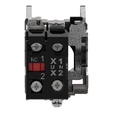Corpo per pulsante luminoso D.22 - LED universale 1NC-24Vac/dc - SCHNEIDER ELECTRIC ZB4BW0B12 product photo Photo 04 3XL
