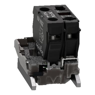 Corpo per pulsante luminoso D.22 - LED universale 1NC-24Vac/dc - SCHNEIDER ELECTRIC ZB4BW0B12 product photo Photo 07 3XL