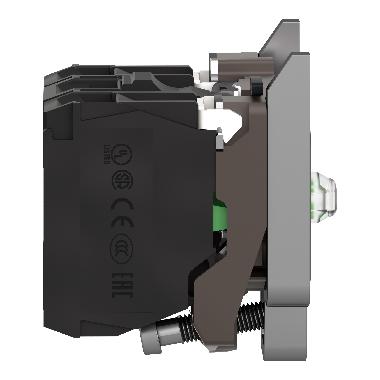 Corpo per pulsante luminoso D.22 - LED universale 2NO-24Vac/dc - SCHNEIDER ELECTRIC ZB4BW0B13 product photo Photo 08 3XL
