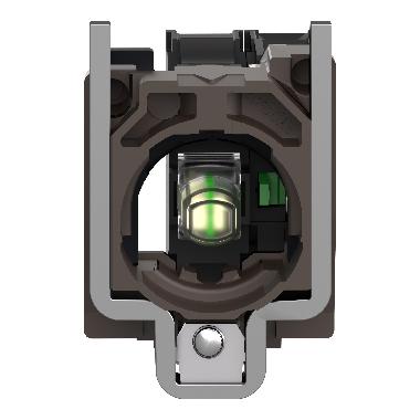 Corpo per pulsante luminoso D.22  - LED universale - 230Vac - 1NO - SCHNEIDER ELECTRIC ZB4BW0M11 product photo Photo 06 3XL