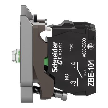 Corpo per pulsante luminoso D.22  - LED universale - 230Vac - 1NO - SCHNEIDER ELECTRIC ZB4BW0M11 product photo Photo 09 3XL