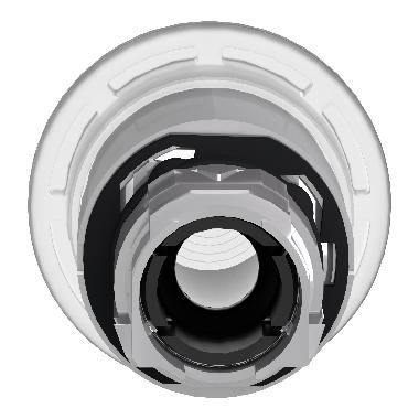 Testa pulsante luminoso D.40 D.22  - bianco- per LED universale - SCHNEIDER ELECTRIC ZB4BW413 product photo Photo 04 3XL